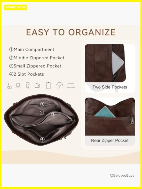 Amazon.com: MaijjLyn Hobo Bags for Women Crossbody Bag  Vegan Leather Hobo Bag with Guitar Strap, Tote Purse with Pockets